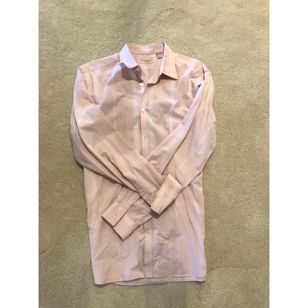Burberry men’s plaid dress shirt